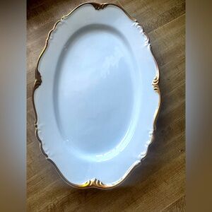 Edelstein Bavaria Maria Theresia Canterbury Gold Rimmed Serving Platter